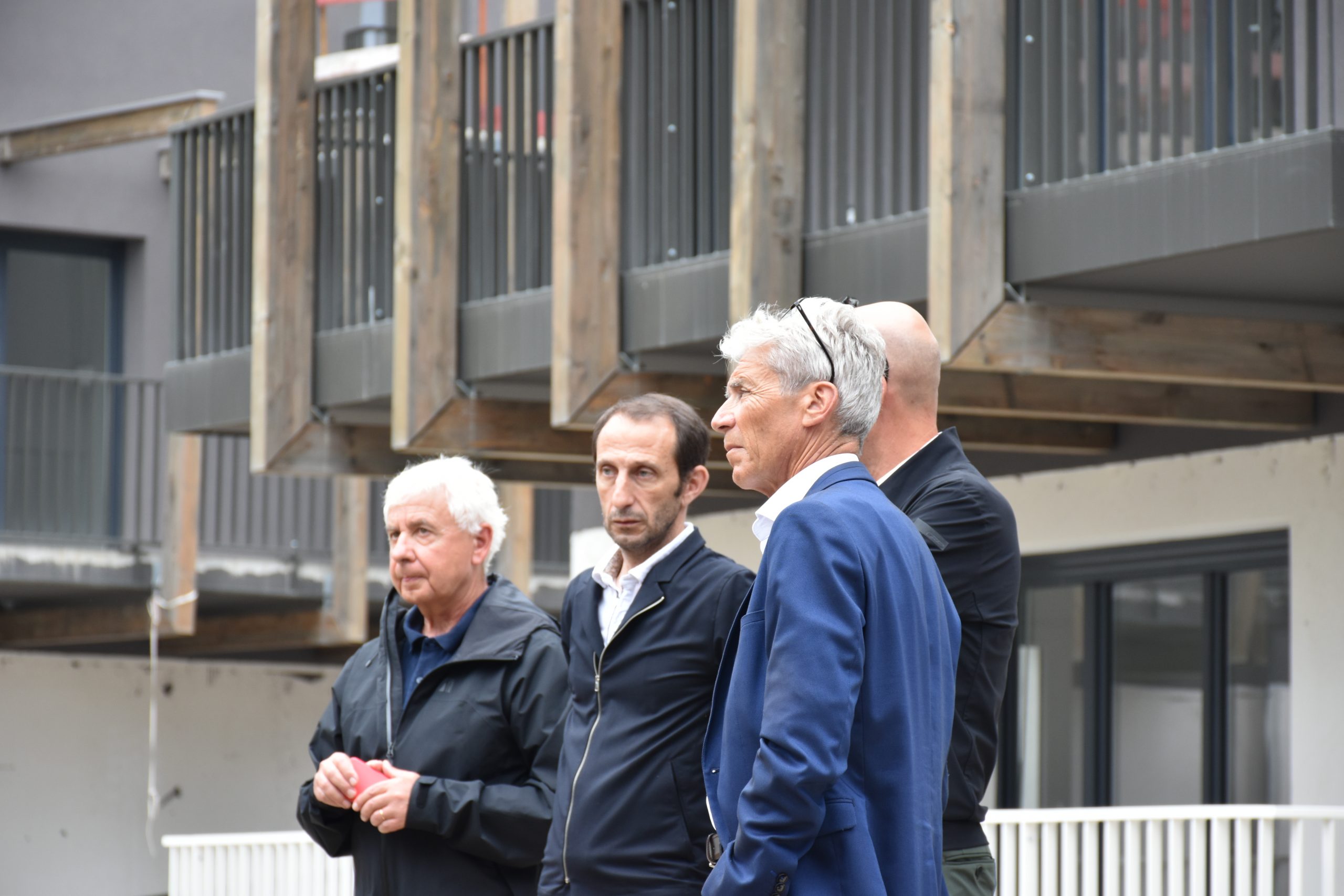 Claix : Visite de chantier avec Mr le Maire