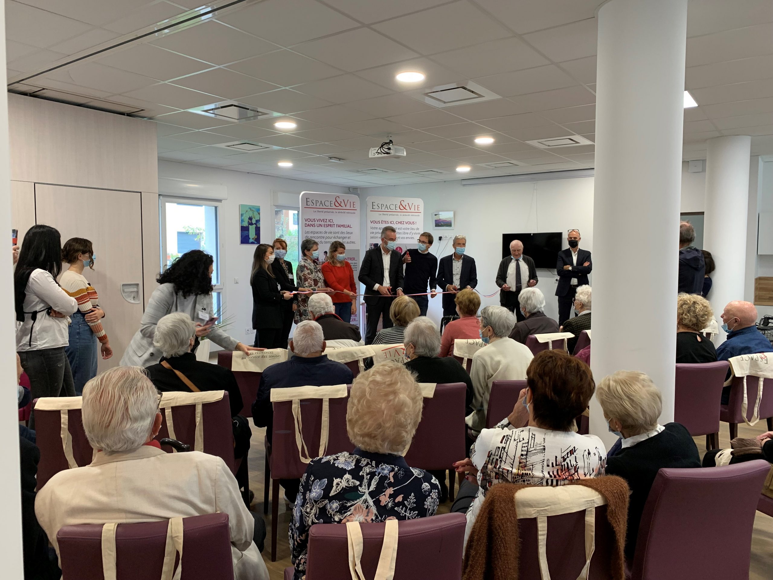 Inauguration de notre 1re résidence Sénior « Le Jardin des Lys » à Saint-Égrève